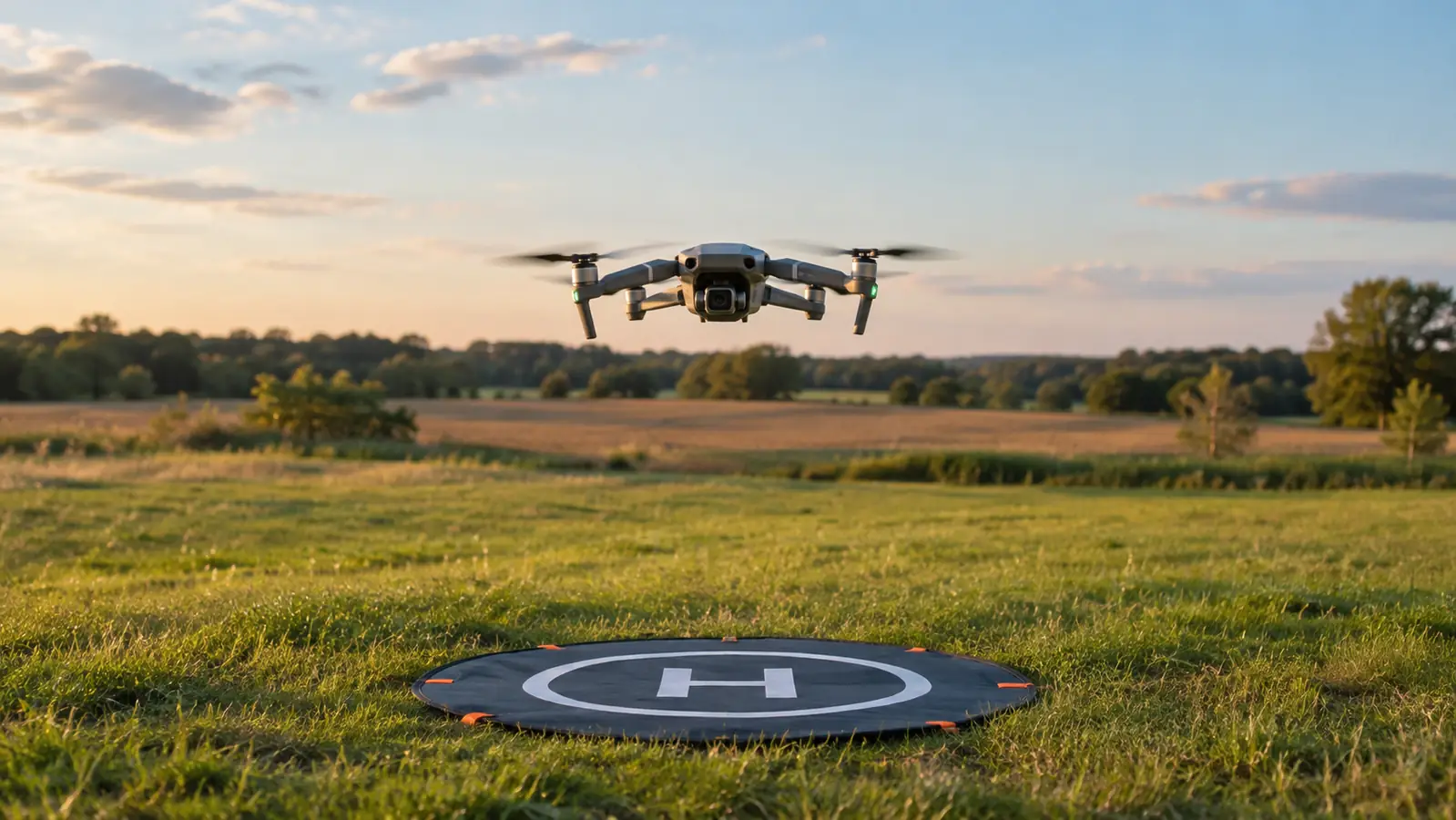 How to Launch a Drone From Grass Using a Landing Pad