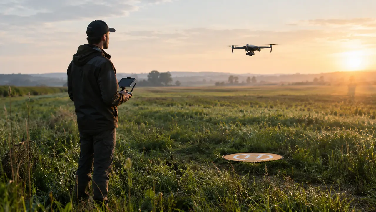 The Day a Wet Field Almost Ended My Drone Flight